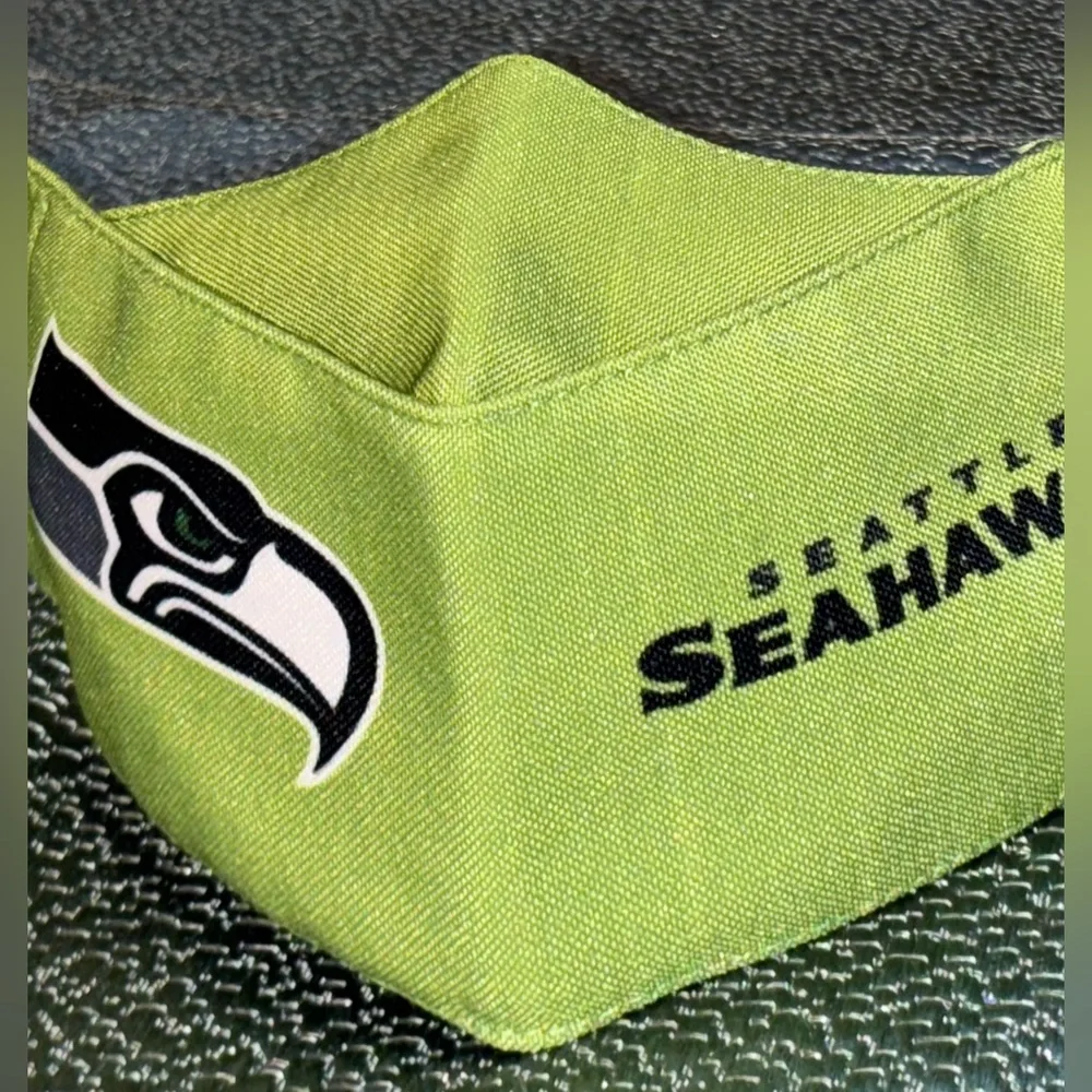 Seattle Seahawks Reusable Face Covering Mask. Youth.